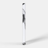 Nahtloses Musterdesign oder Hintergrund mit Banane iPhone Hülle (Rechte Seite)