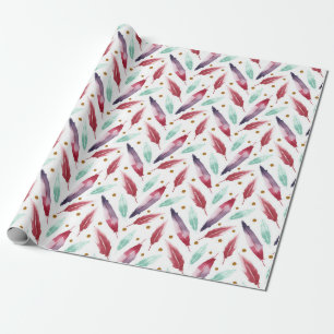 Nahtloses Musterpapier mit Aquarellbinde Geschenkpapier