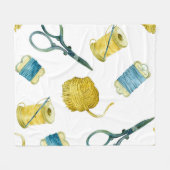 Nahtloses Musterstricken Fleecedecke (Vorderseite (Horizontal))