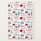 Nahtloses nautisches Muster Planer (Rückseite)