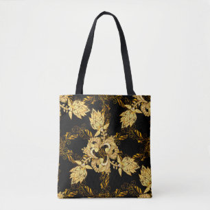 Nahtloses orientalisches Ornament im Stil des Baro Tasche
