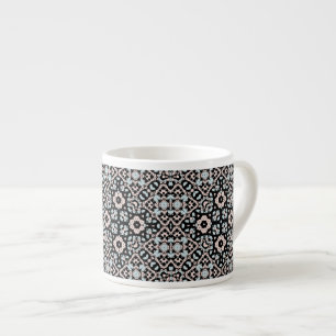 Nahtloses ornamentales Retro-marokkanisches arabis Espressotasse