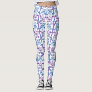 Nahtloses ornamentales Retro-Marokko-arabisches Vi Leggings