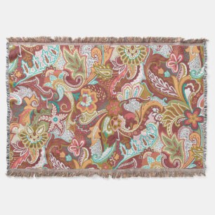 Nahtloses Paisley: elegantes Hintergrundmuster. Decke