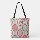 Nahtloses Patchwork-Blumen-Vintage-Muster. Vintage Tasche (Rückseite)