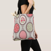Nahtloses Patchwork-Blumen-Vintage-Muster. Vintage Tasche (Von Nahem)
