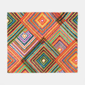 Nahtloses Patchwork-Design. Creative Backgr Fleecedecke (Vorderseite (Horizontal))