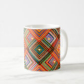 Nahtloses Patchwork-Design. Creative Backgr Kaffeetasse (VorderseiteRechts)