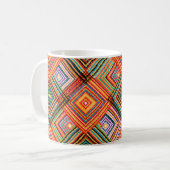 Nahtloses Patchwork-Design. Creative Backgr Kaffeetasse (Vorderseite Links)