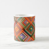 Nahtloses Patchwork-Design. Creative Backgr Kaffeetasse (Mittel)