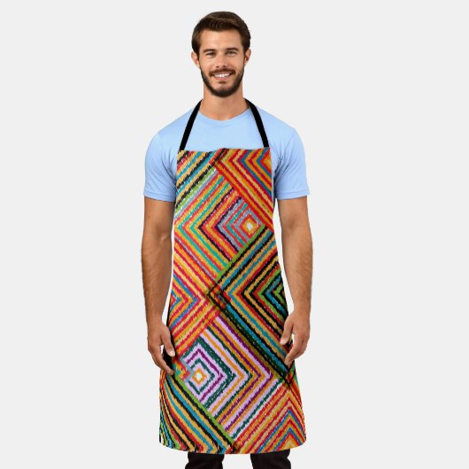 Nahtloses Patchwork-Design. Creative Backgr Schürze (Getragen)