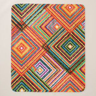 Nahtloses Patchwork-Design. Creative Backgr Sherpadecke