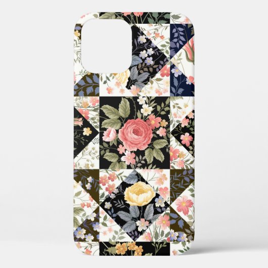 nahtloses Patchwork mit Blume Case-Mate iPhone Hülle (Rückseite)