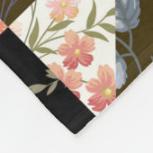 nahtloses Patchwork mit Blume Fleecedecke (Ecke)