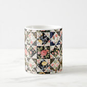 nahtloses Patchwork mit Blume Kaffeetasse (Mittel)