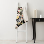 nahtloses Patchwork mit Blume Sherpadecke (Beispiel)