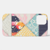 Nahtloses Patchwork-Stilmuster  Case-Mate iPhone Hülle (Rückseite (Horizontal))