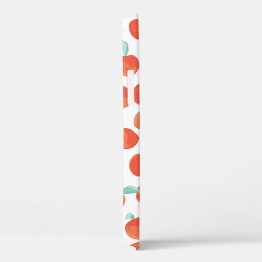 Nahtloses Pfirsichmuster mit fruchtigem Hintergrun Case-Mate iPhone Hülle (Rückseite / Rechts)