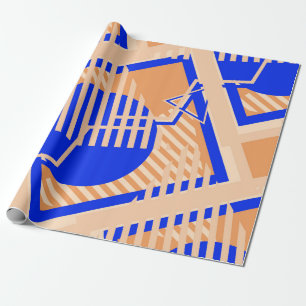 Nahtloses Pop-Art-Muster. Abstrakte Farbtextur w Geschenkpapier