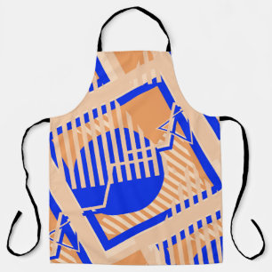 Nahtloses Pop-Art-Muster. Abstrakte Farbtextur w Schürze