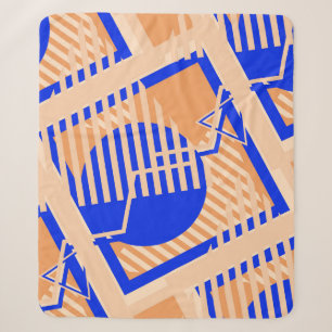 Nahtloses Pop-Art-Muster. Abstrakte Farbtextur w Sherpadecke