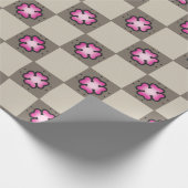 Nahtloses Retro-ästhetisches Design" Geschenkpapier (Ecke)