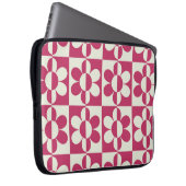 Nahtloses Retro-Design mit Vintager Disy fl Laptopschutzhülle (Vorne Rechts)