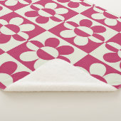 Nahtloses Retro-Design mit Vintager Disy fl Sherpadecke (3/4)