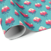 Nahtloses Retro-Muster. Geschenkpapier (Rolleneckpunkt)