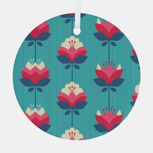 Nahtloses Retro-Muster. Ornament Aus Glas (Rückseite)