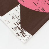 Nahtloses Retro-Muster. Textur mit threadbare er Fleecedecke (Ecke)