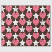 Nahtloses Retro-Muster. Textur mit threadbare er Geschenkpapier (Flach)