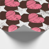 Nahtloses Retro-Muster. Textur mit threadbare er Geschenkpapier (Ecke)