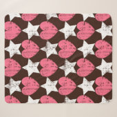 Nahtloses Retro-Muster. Textur mit threadbare er Sherpadecke (Vorderseite (Horizontal))