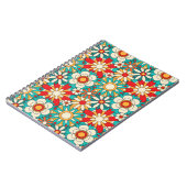 Nahtloses Retro-Muster. Vintages Dekorativ Notizblock (Linke Seite)