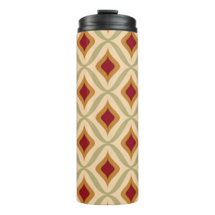 Nahtloses retro-ornamentales Muster vintage Illust Thermosbecher