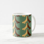 Nahtloses Retromuster mit vertikalen Elementen. ab Kaffeetasse (VorderseiteRechts)