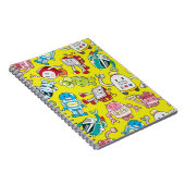 nahtloses Robotermuster Notizblock (Rechte Seite)