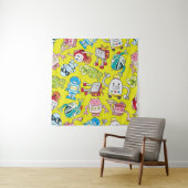 nahtloses Robotermuster Wandteppich (Beispiel)