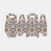 Nahtloses rosa und blaues Blumenmuster Geschenkschachtel (Ungefaltet)