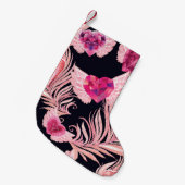 Nahtloses, sanftes Watercolor-Muster Kleiner Weihnachtsstrumpf (Vorderansicht (hängend))