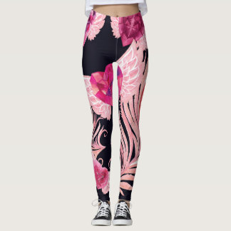 Nahtloses, sanftes Watercolor-Muster Leggings
