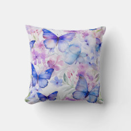 Nahtloses Schmetterlingsmuster Kissen