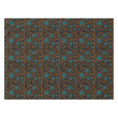 Nahtloses Schwarz Frohe Weihnachtsdekoration tr Tischdecke (Vorderseite (Horizontal))