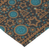 Nahtloses Schwarz Frohe Weihnachtsdekoration tr Tischdecke (Schrägansicht)