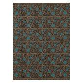 Nahtloses Schwarz Frohe Weihnachtsdekoration tr Tischdecke (Vorderseite)