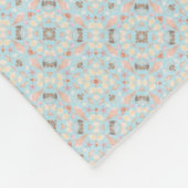 Nahtloses Seashell-Muster Fleecedecke (Ecke)