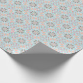 Nahtloses Seashell-Muster Geschenkpapier (Ecke)