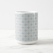 Nahtloses Seashell-Muster Kaffeetasse (Mittel)