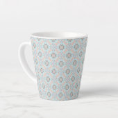 Nahtloses Seashell-Muster Milchtasse (Linke Ecke)